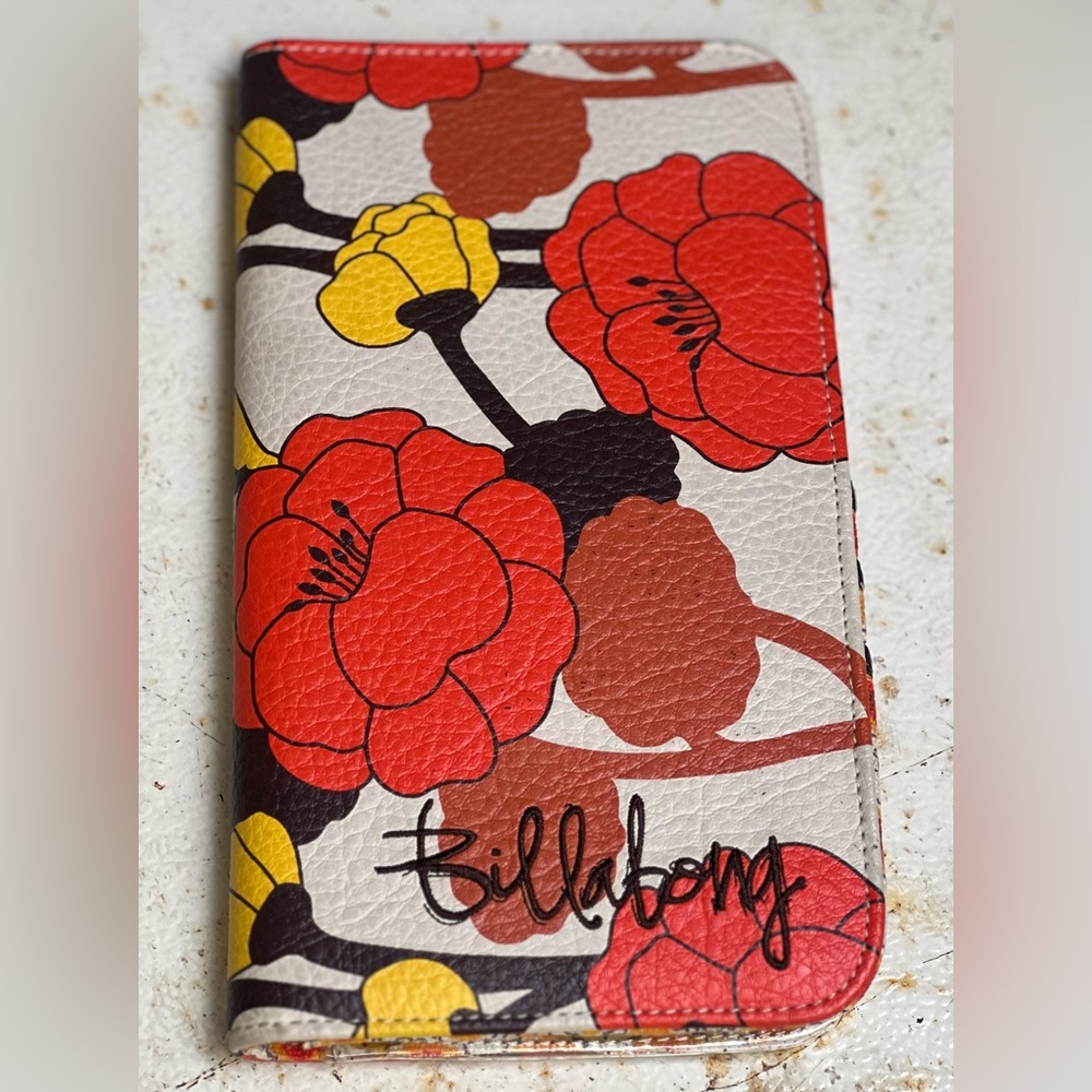 Billabong bifold organizer wallet NWOT